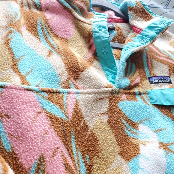 Patagonia Synchilla Snap T Fleece Feather Dance - Picture 7 of 12